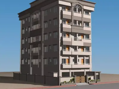 High Definition Building 01 3D model