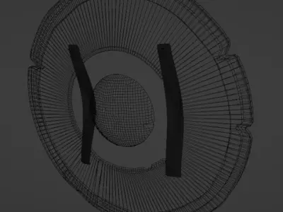 Viking style shield Free 3D model