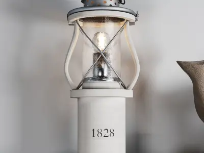 Decorative set 7 personalised lantern lamp 3D model