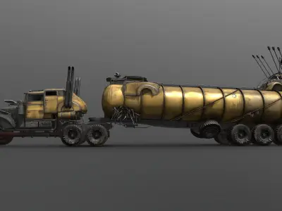 Mad Car 8k resolution 3D model