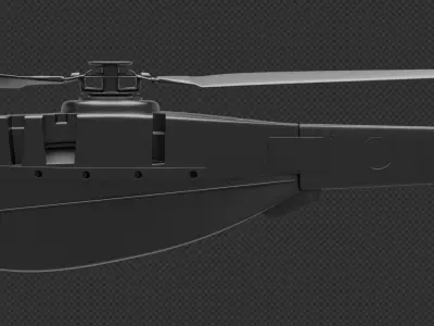 Black Hornet mini drone 3D model