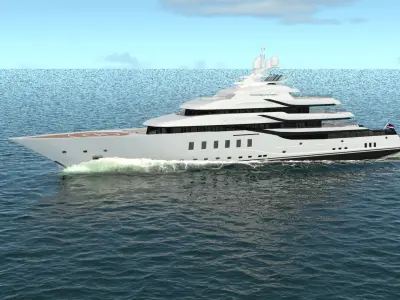 Madsummer Yacht Dynamic Simulation 3D model
