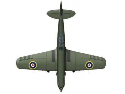 Martin Baker MB2 3D model