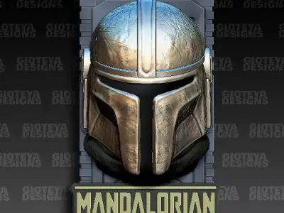 The Mandalorian helmet 3D print model buy