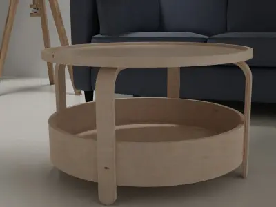 Coffee Table IKEA BORGEBY Free 3D model