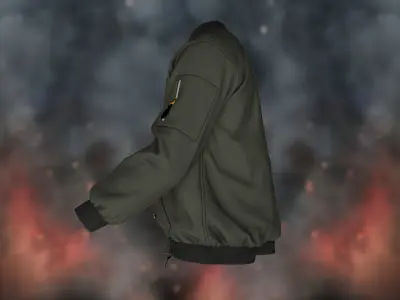 Bomber Jacket 3D model