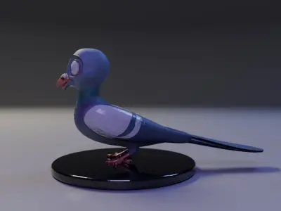 cute dove 3D print model