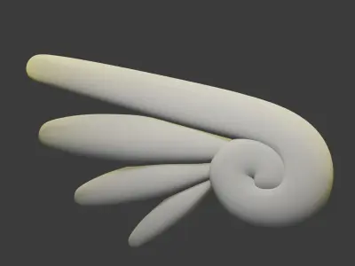 Wing 3D model Free 3D model