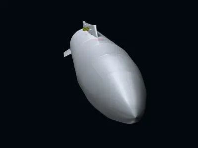 Fuel Tanks RPL-501-502 with Pylone for Mirage-2000 3D model