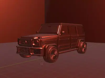 mercedes gelandewagen 3D print model