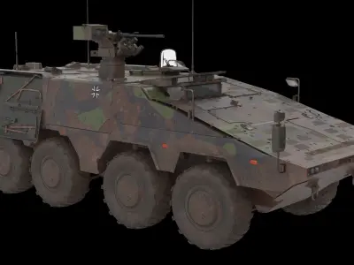 APC Boxer Brown Dirt 3D model