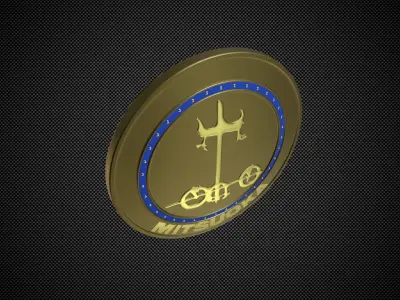 mitsuoka logo 3D model