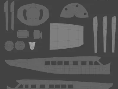 Northrop Grumman AC-208 ELIMINATOR GUNSHIP - 3D model