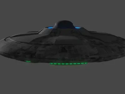 UFO Saucer A Free 3D model