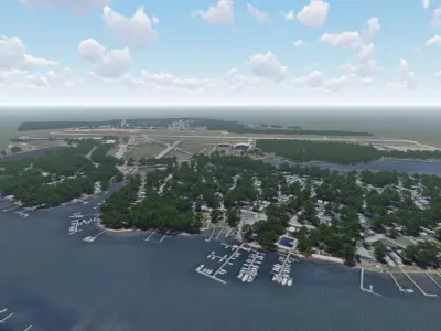 Martin State Airport 3D model