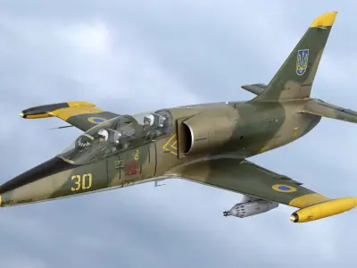 L39 Albatros Low-poly 3D model