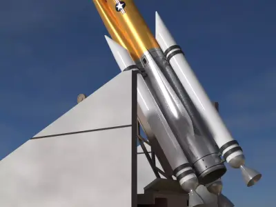 Vought SLAM Supersonic Low Altitude Missile 3D model