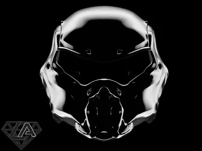 Cybermantis pilot PRO helmet 3D print model