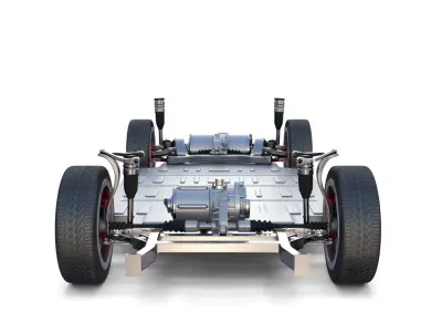 Tesla Roadster Model S X 3 Chassis Pack 3D model