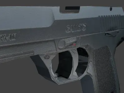 GAMO pistol Free low-poly 3D model