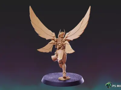 Galaxy Elves - Female Vengeful Wasps Pose 1 3D print model