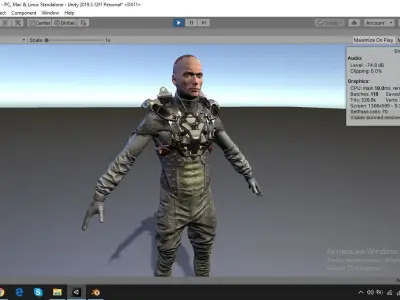 Soldier oculus rift character skins Low-poly 3D model