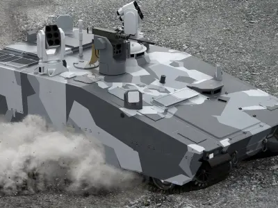 CV90 Armadillo Low-poly 3D model