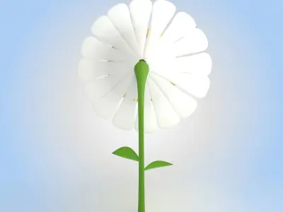 Daisy flower 3D model