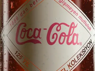 High Detailed Coca-Cola Bottle Models 3D model