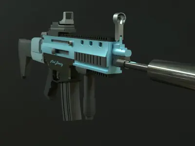 FN SCAR Rifle Free 3D model