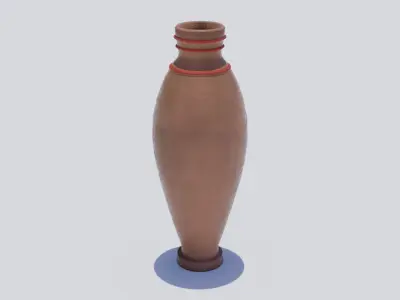 Clay Pots - Low Poly PBR Low-poly 3D model