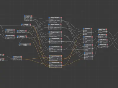 Aerodynamically Rigged 3D Drone Model Cinema4D Low-poly 3D model
