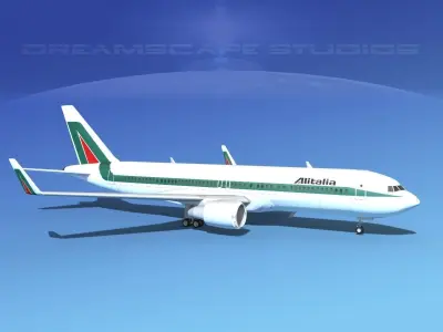 Boeing 767-300 Alitalia 3D model