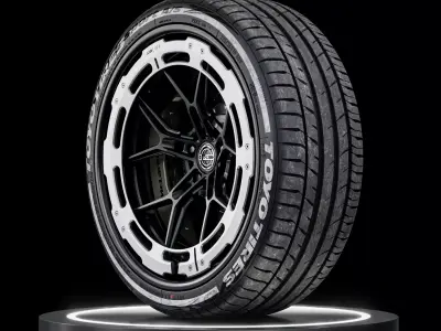Toyo Proxes Sport AS 225 35 ZR19 3D model