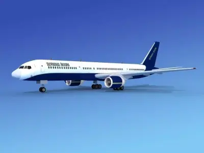 Boeing 757-200 Norman Tours 3D model