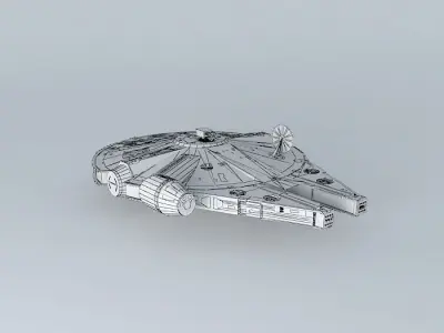 Star Wars Millennium/Millenium  Falcon Free 3D model