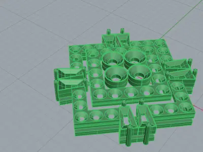 Pendente lego block Free 3D model