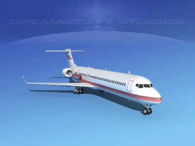 Comac ARJ21-900 Corporate 3  3D model