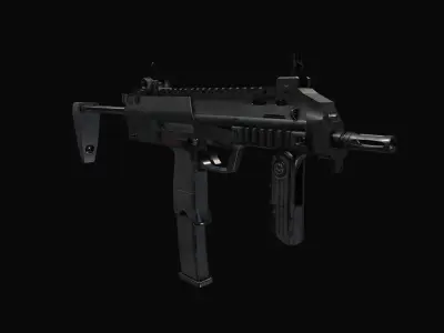 SMT MP7 Low-poly 3D model