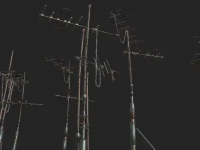 Antenna Pack PBR  Low-poly 3D model