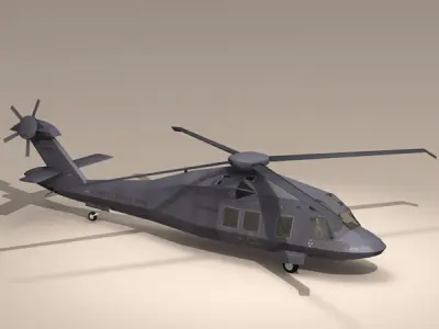 MH60 Stealth Blackhawk 3D model