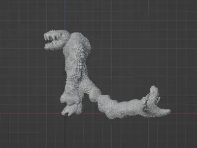 titan monster model 3D model