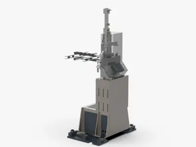 Manipulator with 180 Degree Turning Table 3D model