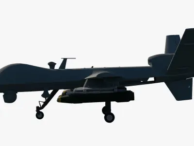 MQ-9 Reaper Military Aircraft Drone 3D model