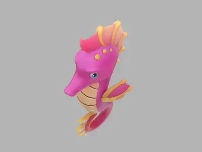 Cartoon Fish 8 Low-poly 3D model
