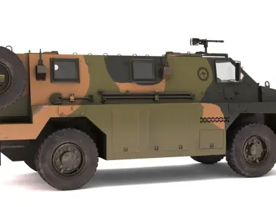 Bushmaster Protected Mobility Vehicle 3D model