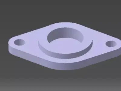 bearings holder D26 B12 d8 3D print model