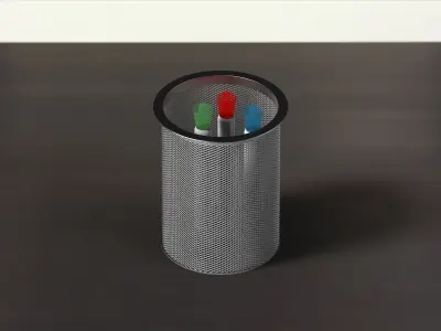 Mesh Pen Holder Free 3D model