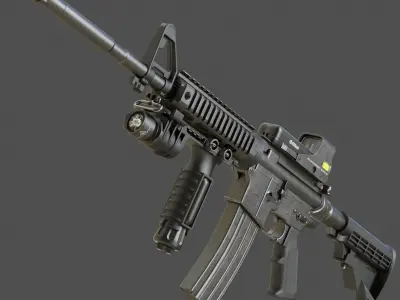 M4 Carbine 01 3D model