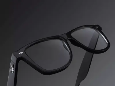 Ray-Ban New Wayfarer glasses 3D model